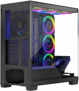 Obudowa Modecom Volcano Stellar 8F ARGB czarna (AT-STELLAR-8F-ARGB-10) 8