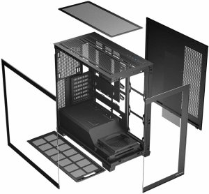 Obudowa Modecom Volcano Stellar NF czarna (AT-STELLAR-NF-0000-10) 6