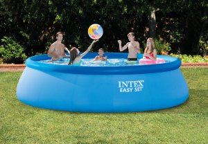 Intex Basen ogrodowy rozporowy Easy Set 457x107 cm zestaw z pompą i wyłącznikiem różnicowym INTEX 26166GN 3