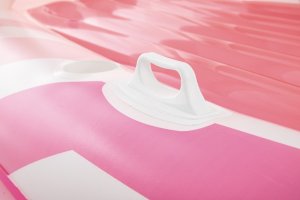 Różowy materac do pływania Z DASZKIEM 244x119x97 cm INTEX 57804 9