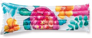 Dmuchany materac do pływania 183x69 cm INTEX 59720 żółw 1