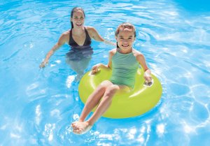 Intex Koło dmuchane do pływania 76cm INTEX 59258 żółte 2