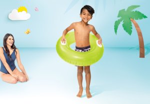 Intex Koło dmuchane do pływania 76cm INTEX 59258 żółte 3