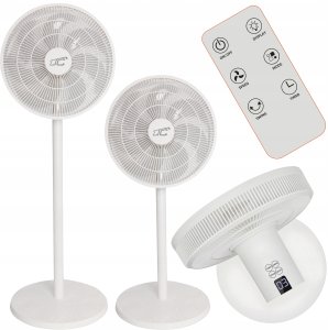 WENTYLATOR STOJĄCY 12" , 45W, CYFROWY WYŚWIETLACZ, PILOT, 3 POZIOMY PRĘDKOŚCI, OSCYLACJA 1