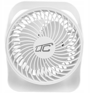WENTYLATOR BIURKOWY, ŁADOWANIE USB C, 5W, 2000MAH, WYMIARY 153X82X174MM, 4 POZIOMY PRĘDKOŚCI,5,6" 2