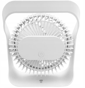 WENTYLATOR BIURKOWY, ŁADOWANIE USB C, 5W, 2000MAH, WYMIARY 153X82X174MM, 4 POZIOMY PRĘDKOŚCI,5,6" 6