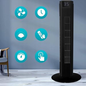 PS Wentylator kolumnowy 82cm 50W, LCD, sterowany pilotem LTC 2