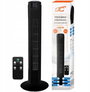 PS Wentylator kolumnowy 82cm 50W, LCD, sterowany pilotem LTC 6