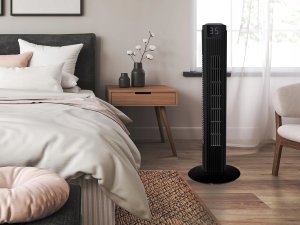 PS Wentylator kolumnowy 82cm 50W, LCD, sterowany pilotem LTC 8