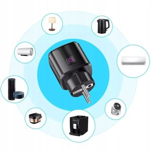 LTC Inteligentne gniazdko WiFi Tuya LTC CZARNE 8