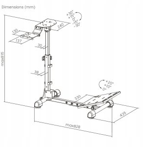 Mozos Stelaż do kierownicy SGS4 11