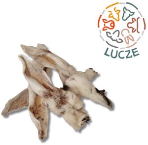 LUCZE Suszone uszy KRÓLICZE z futrem 1kg 100%naturalne 1