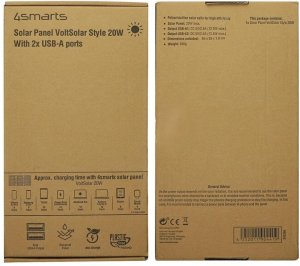 Panel słoneczny 4smarts VoltSolar 20W    2xUBS-A szary 9