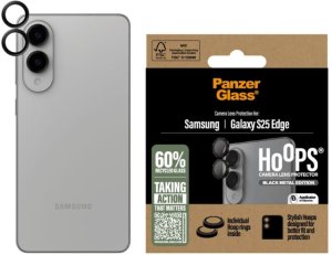 Szkło hartowane na obiektyw PanzerGlass  Hoops Lens Protector do Samsung Galaxy S25 Edge czarny 6