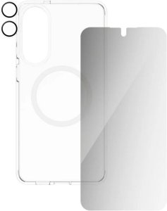 Zestaw ochronny CARE by PanzerGlass      Flagship 3w1 Etui+Szkło Prywatyzujące+Lens do Samsung Galaxy S25 Edge 3