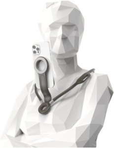 Uchwyt magnetyczny na szyję 4smarts POV  do smartfonów antracyt 3