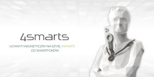 Uchwyt magnetyczny na szyję 4smarts POV  do smartfonów antracyt 5