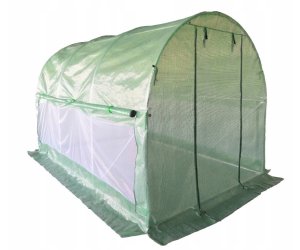 Tunel foliowy szklarnia 2x3m z siatką na insekty 6m2 Zielony 6m2 1