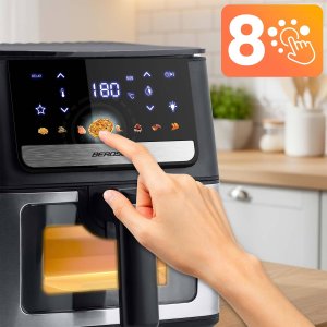 Frytkownica beztłuszczowa Air fryer Berdsen BD-655 czarna 5