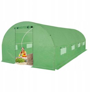 Tunel foliowy szklarnia 2x4,5m zielony rurki 19mm powierzchnia 9m2 1
