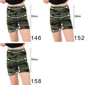 Krótkie spodenki Moro Legginsy 1/2 Kolarki Dziecięce Getry Szorty 134 11