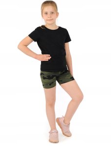 Krótkie spodenki Moro Legginsy 1/2 Kolarki Dziecięce Getry Szorty 134 2