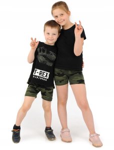 Krótkie spodenki Moro Legginsy 1/2 Kolarki Dziecięce Getry Szorty 134 7