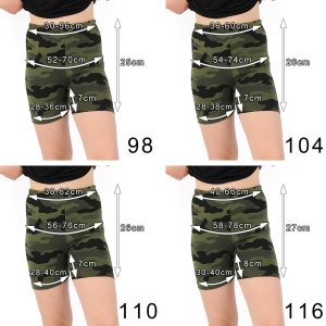 Krótkie spodenki Moro Legginsy 1/2 Kolarki Dziecięce Getry Szorty 134 9