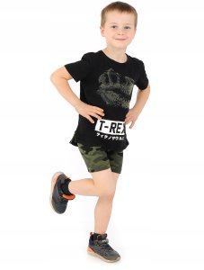 Krótkie spodenki chłopięce Moro Legginsy 1/2 Kolarki Getry Szorty 134 3