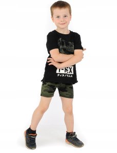 Krótkie spodenki chłopięce Moro Legginsy 1/2 Kolarki Getry Szorty 104 4