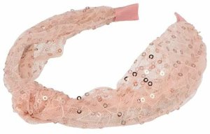 Diadem Inca Cekiny Lasso Różowy 1
