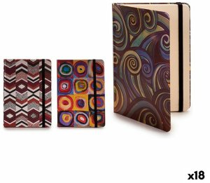 Notes z Nadrukiem Pincello 18147-B6 B6 100 Kartki 12,5 x 1,5 x 17,5 cm Kształty (18 Sztuk) 1