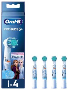Główka do Szczoteczki do Zębów Oral-B EB10 4 FFS FROZEN II Niebieski/Biały 4 Sztuk 1