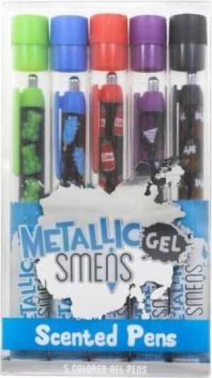 Scentco Pachnące długopisy żelowe metaliczne 5 kolorów (239947) 1