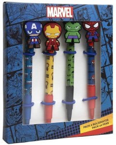 Zestaw długopisów Marvel 4 Części Wielokolorowy 1