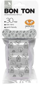 Torby higieniczne United Pets Bon Ton Nano Pies Biały (3 x 10 uds) 1