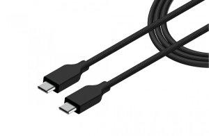 GENIUS nabíjecí kabel ACC-C2CC-3A, 150cm, USB-C na USB-C, 3A, PD60W, opletený, černý 2