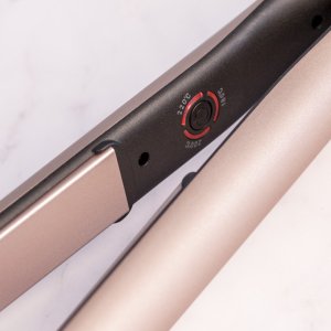 ORAVA Tenera-2 žehlička na vlasy, keramické destičky, pro všechny typy vlasů, růžové zlato 7