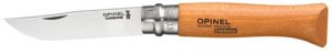 Opinel pocket knife No. 09 carbon blade with wood handle 1
