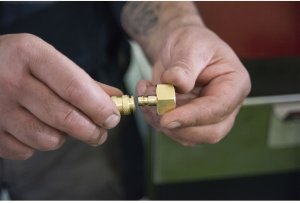 Alfa Forni Gas Connector Adapter LPG 1/2   auf 1/4 2