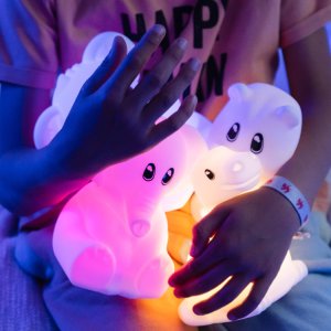 Kidywolf Nightlight Hippo with colour change 15cm 3