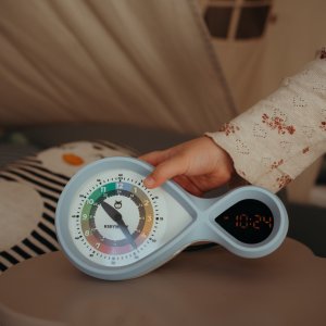 Kidywolf analog & digital Alarm Clock light blue 3