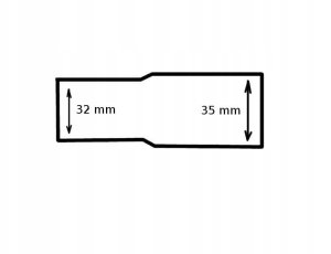 Złącze redukcyjne W 35/32 do odkurzaczy Zelmer typ 089 2