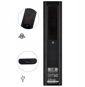 Pilot do TV SAMSUNG RM-S2300-V3 (BN59-01385D),z panelem solarnym,SMART, NETFLIX, PRIME VIDEO, DISNEY+,funkcja VOICE,gniazdo USB-C 4
