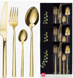 SZTUĆCE 24 EL 83935 COMO ZŁOTE 12