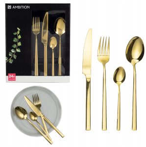 SZTUĆCE 24 EL 83935 COMO ZŁOTE 6