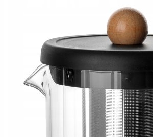 DZBANEK Z ZAPARZACZEM MADISON 1,0L SZKLANY WYSOKI (SITO, UCHWYT SZKLANY) 4