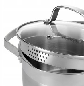 GARNEK PROFESJONALNY 20 CM INOX 3.6 L 4