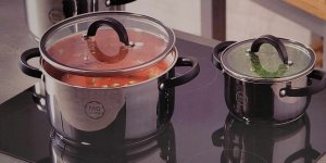 ZESTAW GARNKÓW BLACK INOX 6 ELEMENTÓW 6