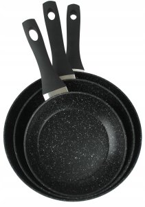 ZESTAW PATELNI MARBLE  20 24 28 CM 4